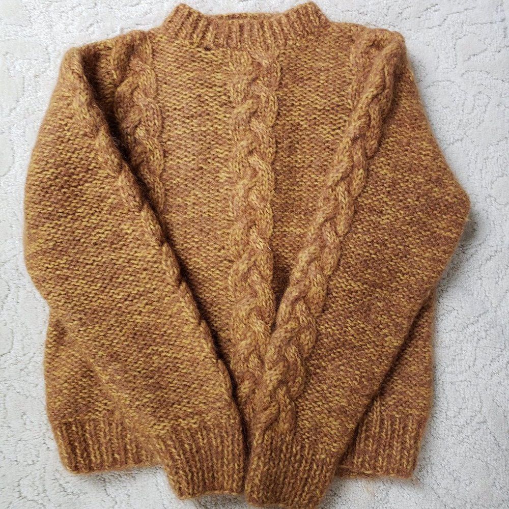 Handmade Super Soft Acrylic Sweater SzLg